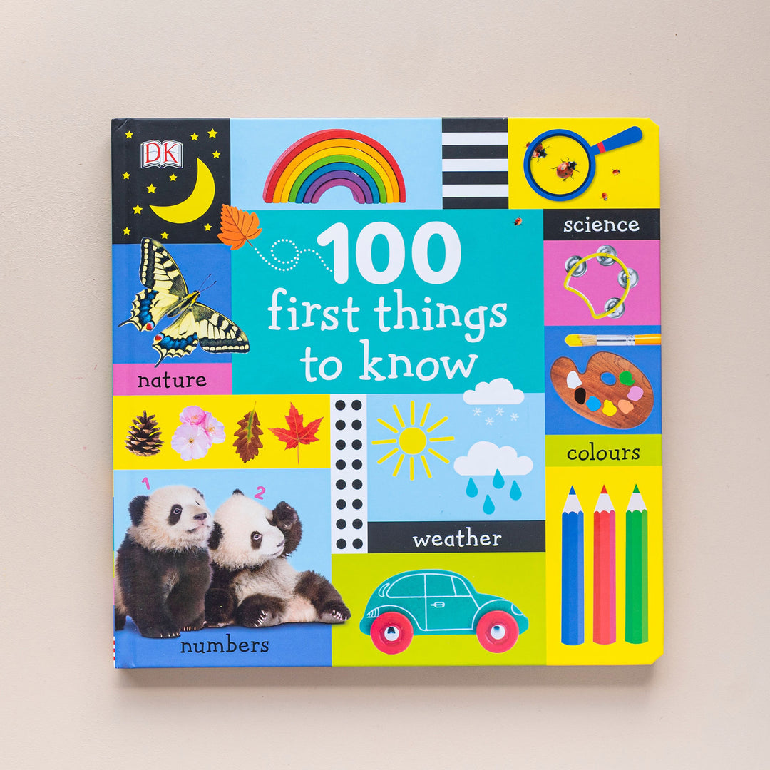 100 First Things to Know educational and development book for toddlers.