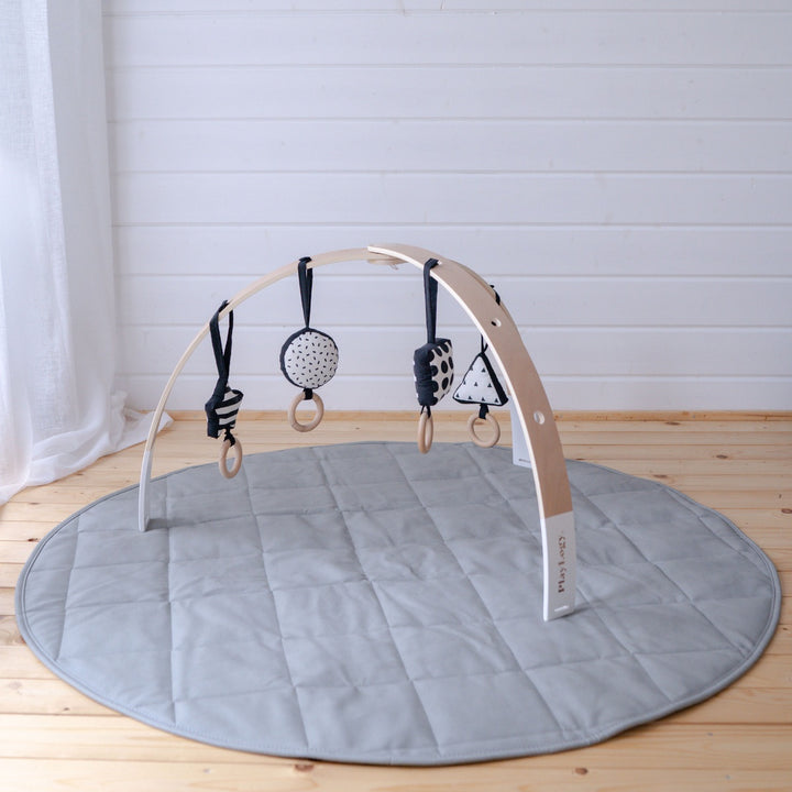 Wooden baby activity play gym 
