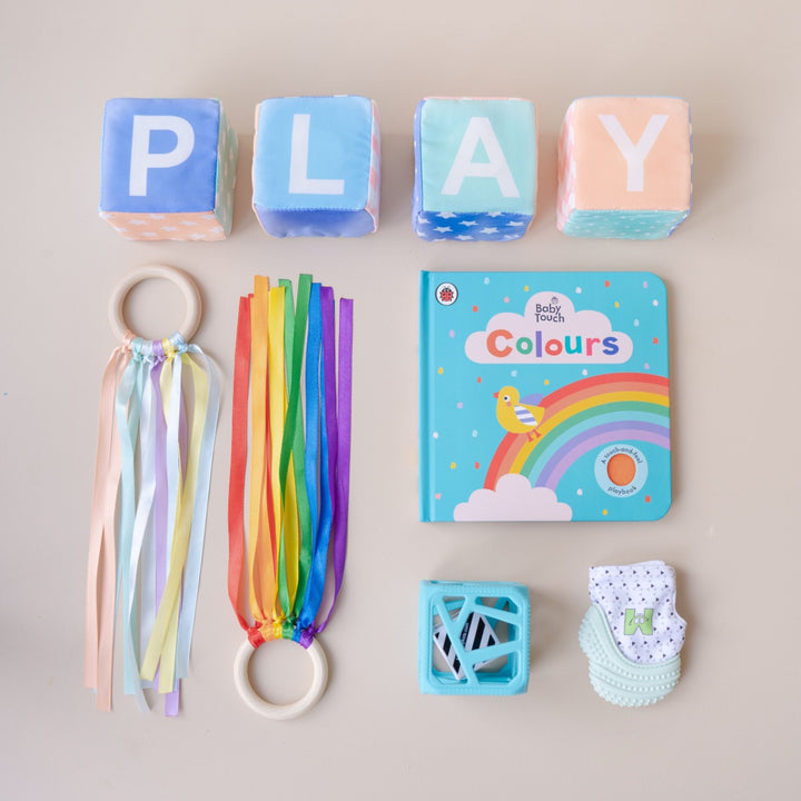 Sensory toys for babies with subscription available