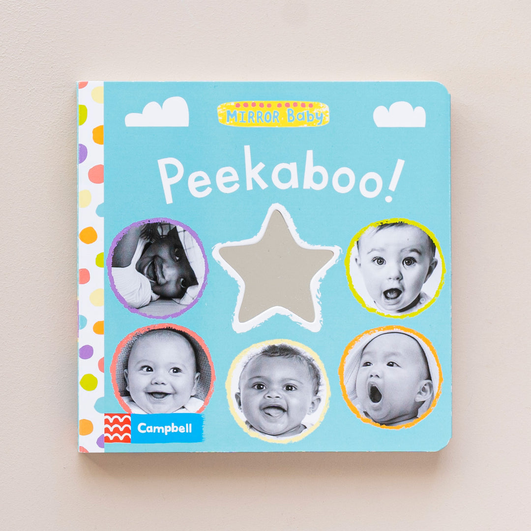 Mirror Baby: Peekaboo book with faces of babies on the cover. Mirror included at the end.
