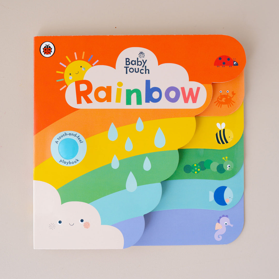 Ladybird Baby Touch: Rainbow Book with different colours and animals on the cover
