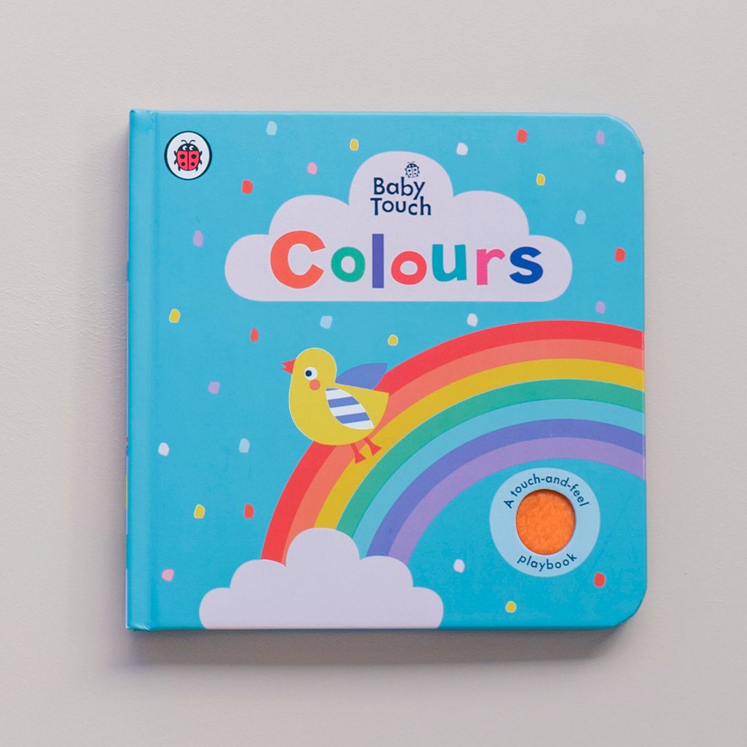 Baby Touch: Colours educational and development book with touch-and-feel pages for babies.