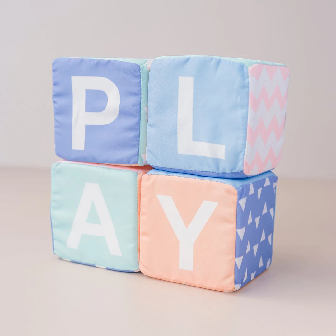 Soft play cubes - a great educational toy for babies