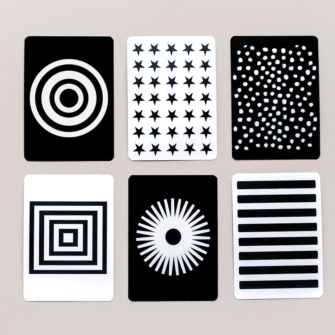 Black and White Contrast cards for baby visual development